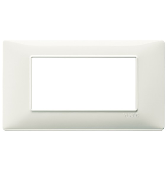Placca 4 moduli in tecnopolimero colore avorio Vimar 14654.02