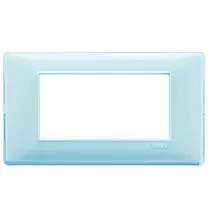 Placca 4 moduli Vimar Plana in tecnopolimero Reflex 14654.45