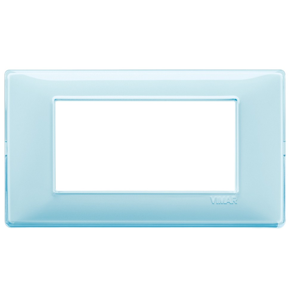 Placca 4 moduli Vimar Plana in tecnopolimero Reflex 14654.45