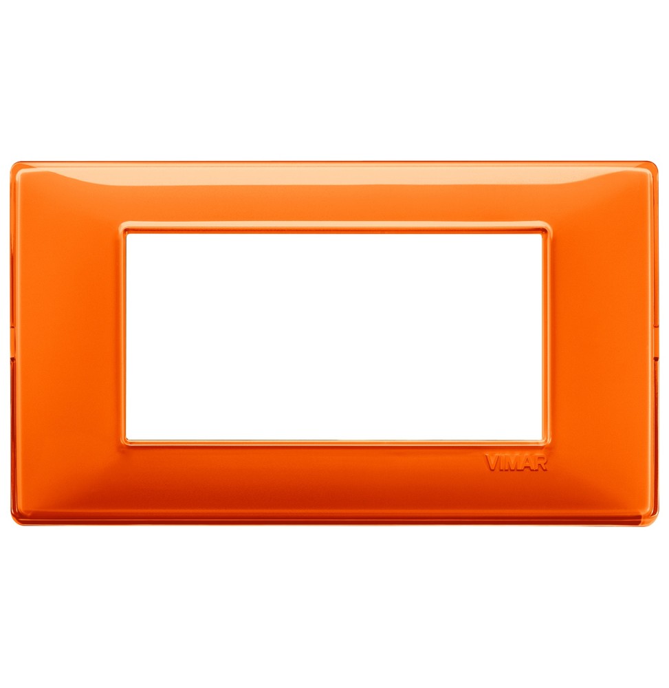Placca 4 moduli Reflex arancio in tecnopolimero Vimar 14654.48