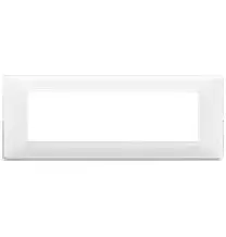 Placca 7 moduli Reflex neve in tecnopolimero Vimar Plana 14657.41