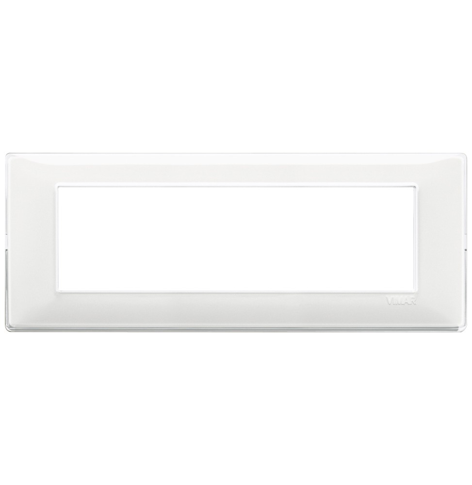Placca 7 moduli Reflex neve in tecnopolimero Vimar Plana 14657.41