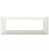 Placca 7 moduli avorio in tecnopolimero Vimar Plana 14657.02