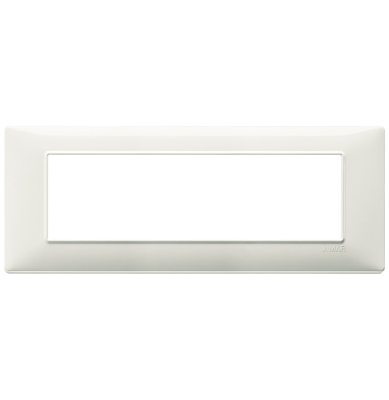Placca 7 moduli avorio in tecnopolimero Vimar Plana 14657.02