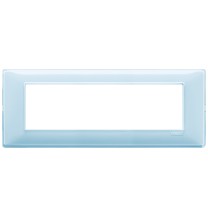 Placca 7 moduli Reflex acqua in tecnopolimero Vimar 14657.45