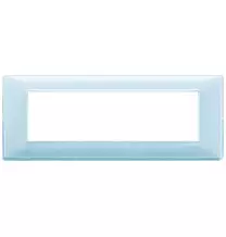 Placca 7 moduli Reflex acqua in tecnopolimero Vimar 14657.45