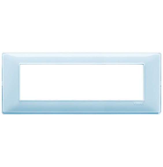 Placca 7 moduli Reflex acqua in tecnopolimero Vimar 14657.45