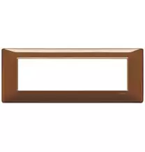 Placca 7 moduli Reflex in tecnopolimero Vimar Plana 14657.49