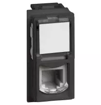Presa Telefonica Living Now RJ 11 colore Nero Bticino KG4258RJ11
