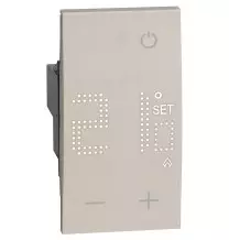 Termostato ambiente elettronico Sabbia Bticino Living Now KM4441