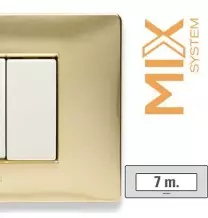 Placca Master Mix Oro Karat in Tecnopolimero 7 Posti  21MX247