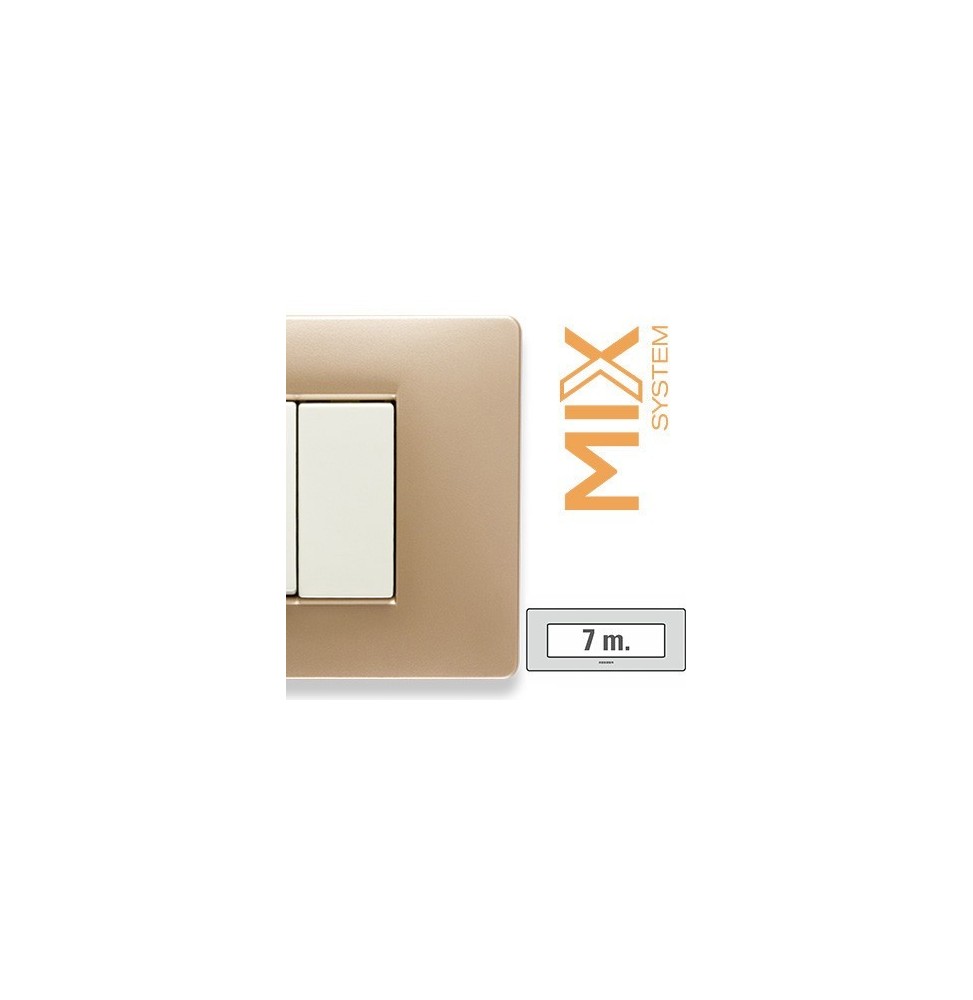 Placca Master Mix 7 posti in tecnopolimero Sahara 21MX547