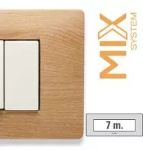 Placca Master Mix Essenza Williams in tecnopolimero 7 posti  21MX457