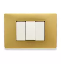 Placca Master Mix 3 posti in tecnopolimero Star Dust 21MX323