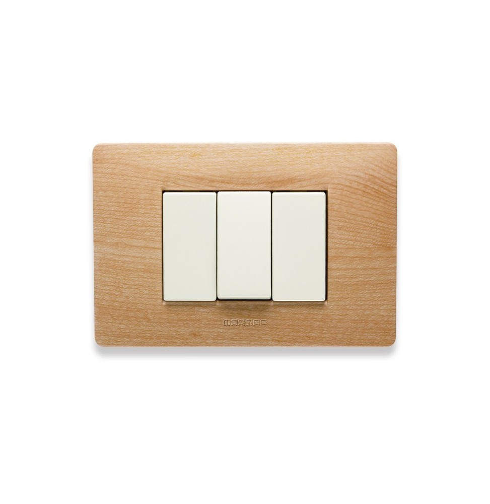 Placca Master Mix Essenza Williams in Tecnopolimero 3 Posti 21MX453