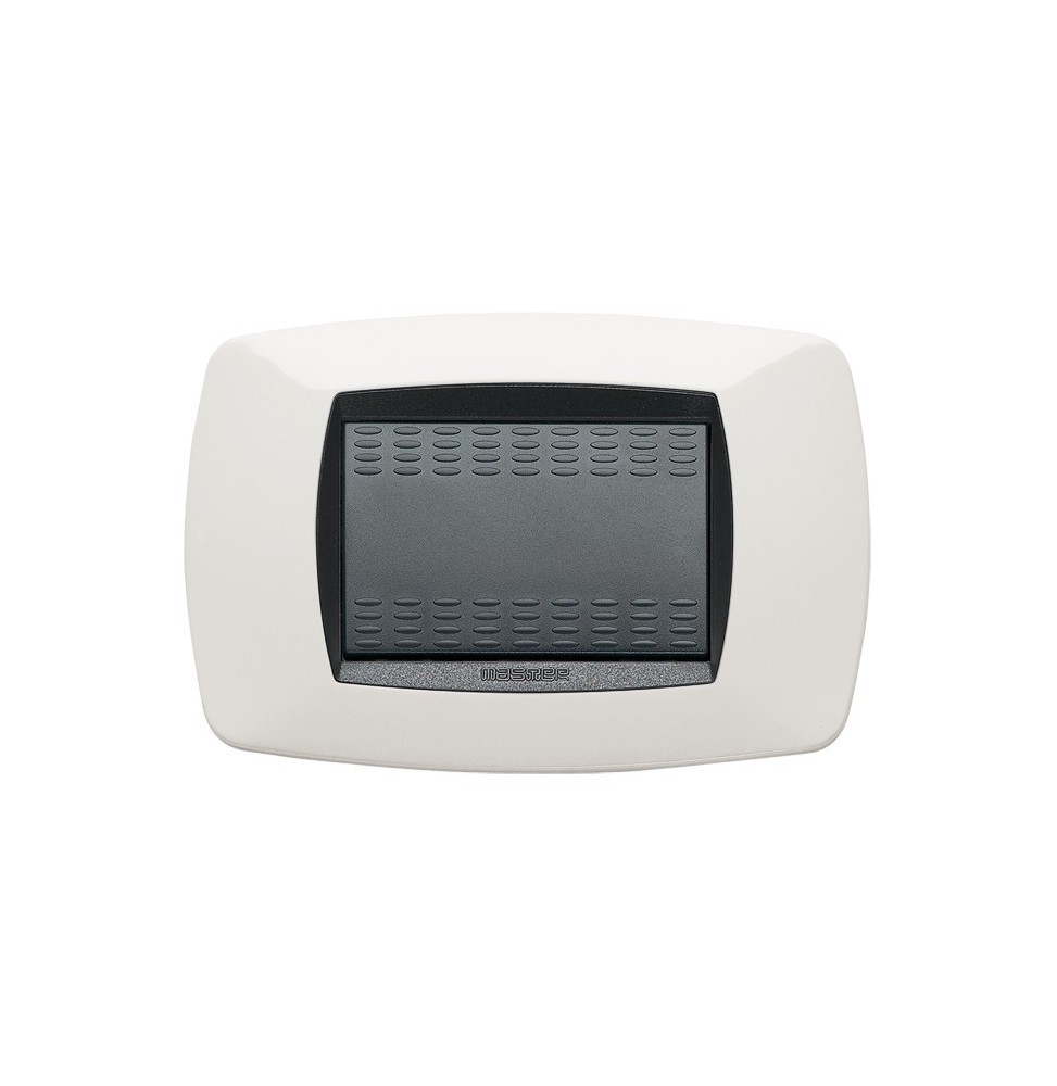 Placca Master Modo 3 posti in tecnopolimero Bianco 39TC103
