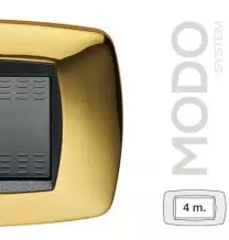 Placca Master Modo in tecnopolimero 4 posti 39TC214