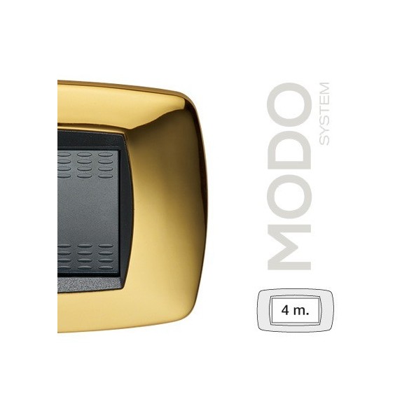 Placca Master Modo in tecnopolimero 4 posti 39TC214