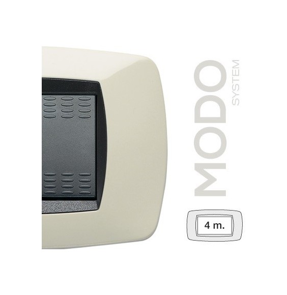 Placca Master Modo 4 posti in tecnopolimero Avorio 39TC284