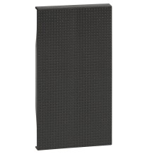 Cover Bticino Living Now nera per suoneria due moduli KG15M2