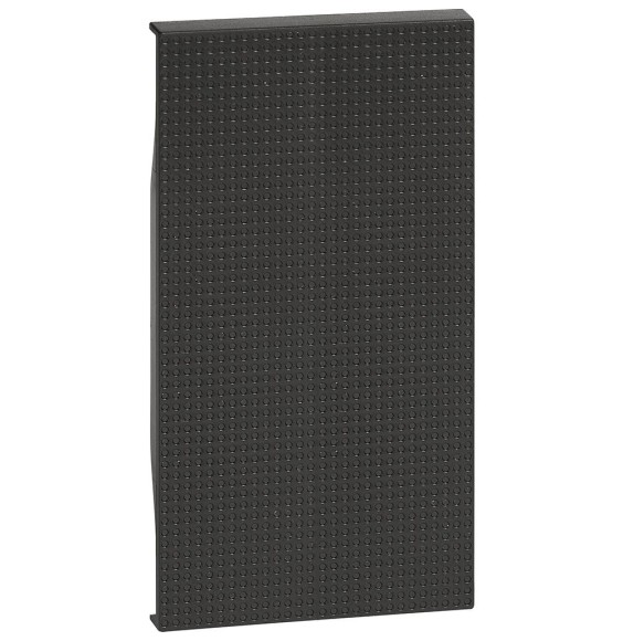 Cover Bticino Living Now nera per suoneria due moduli KG15M2