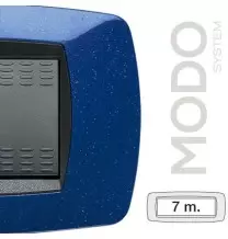 Placca Master Modo Blu Vio in Tecnopolimero 7 Posti 39TC367