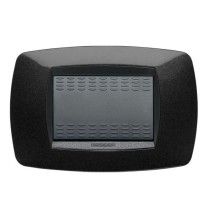 Placca Master Modo Nero 3 posti in tecnopolimero 39TC203