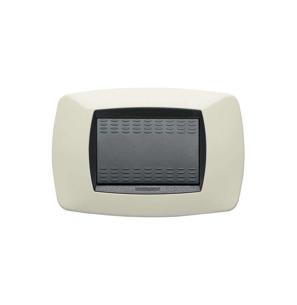Placca Master Modo 3 posti in tecnopolimero Avorio 39TC283