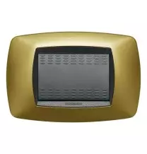 Placca Master Modo Giallo Perla in Tecnopolimero 3 Posti 39TC323