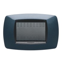 Placca Master Modo 3 posti in tecnopolimero Blu notte 39TC353