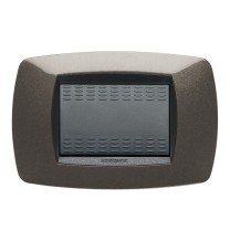 Placca Master Modo Grigio Antracite 3 Posti Tecnopolimero 39TC383