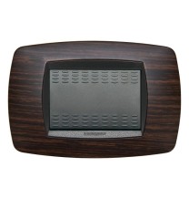 Placca Master Modo 3 posti in tecnopolimero Wenge' 39TC463