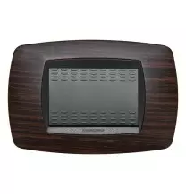 Placca Master Modo 3 posti in tecnopolimero Wenge' 39TC463