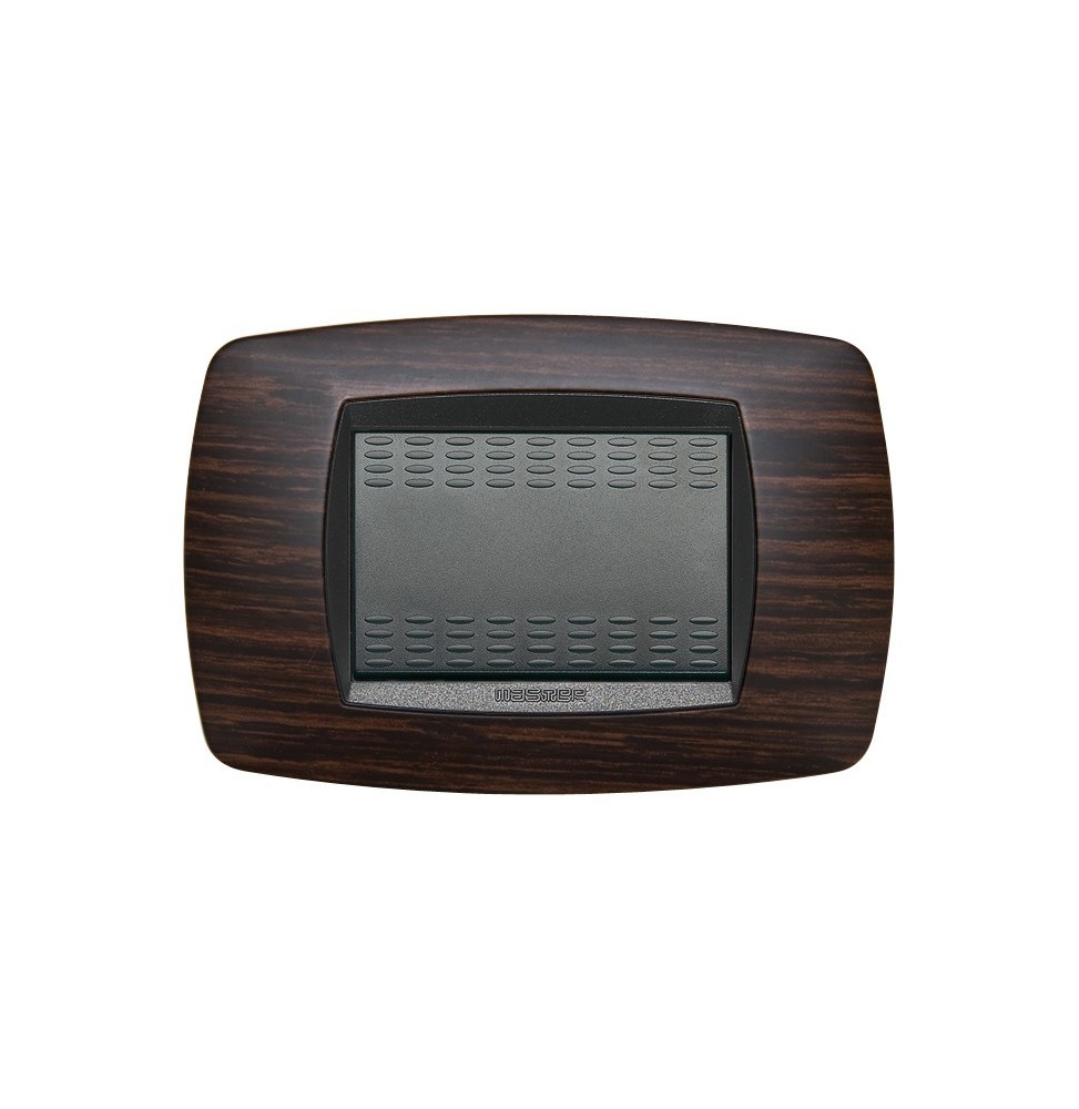 Placca Master Modo 3 posti in tecnopolimero Wenge' 39TC463