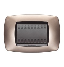 Placca Master Modo 3 posti in tecnopolimero Rame opaco 39TC543