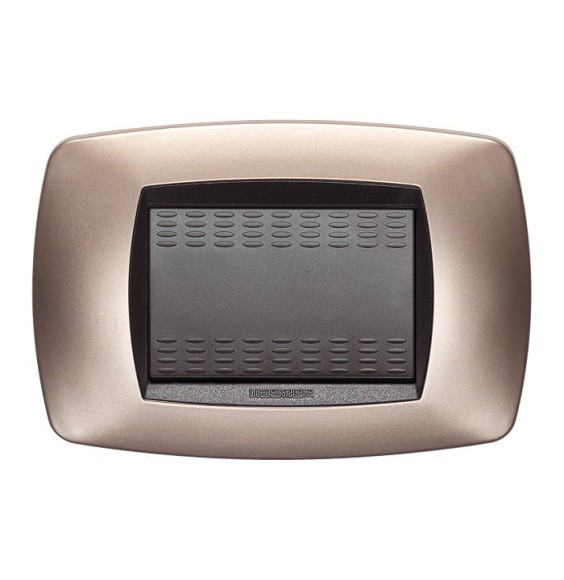 Placca Master Modo 3 posti in tecnopolimero Rame opaco 39TC543