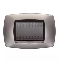 Placca Master Modo 3 posti in tecnopolimero bronzo opaco 39TC553