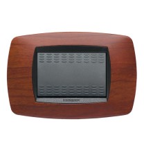 Placca Master Modo 3 posti in tecnopolimero ciliegio 39TC413