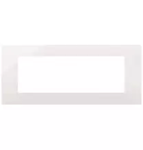 Placca 7 moduli Vimar Linea Reflex  Bianco 30657.40