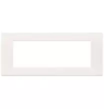 Placca 7 moduli in tecnopolimero Vimar Linea  Bianca 30657.00