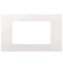 Placca 4 moduli in tecnopolimero Vimar Linea Reflex  Bianco  30654.40