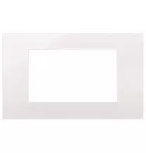 Placca 4 moduli in tecnopolimero Vimar Linea Reflex  Bianco  30654.40