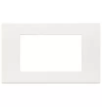 Placca 4 moduli in tecnopolimero Vimar Linea  Bianca 30654.00
