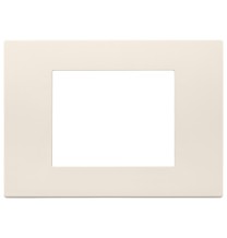 Placca 3 moduli in tecnopolimero Vimar Linea Canapa 30653.01