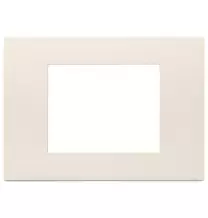 Placca 3 moduli in tecnopolimero Vimar Linea Canapa 30653.01