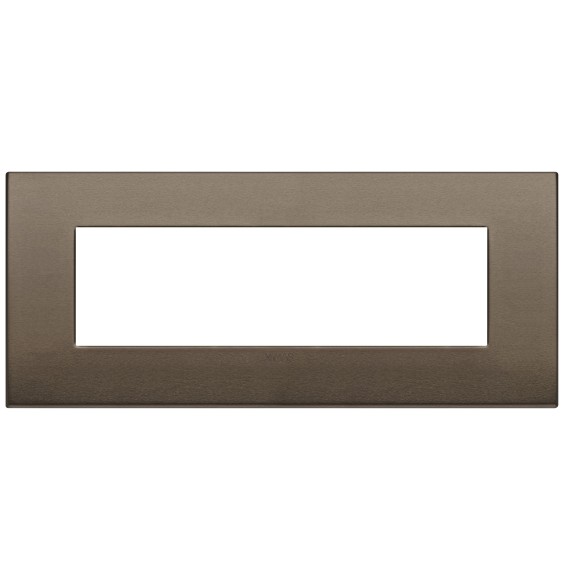 Placca  Vimar Arke' Classic 7 moduli Bronzo scuro 19657.17