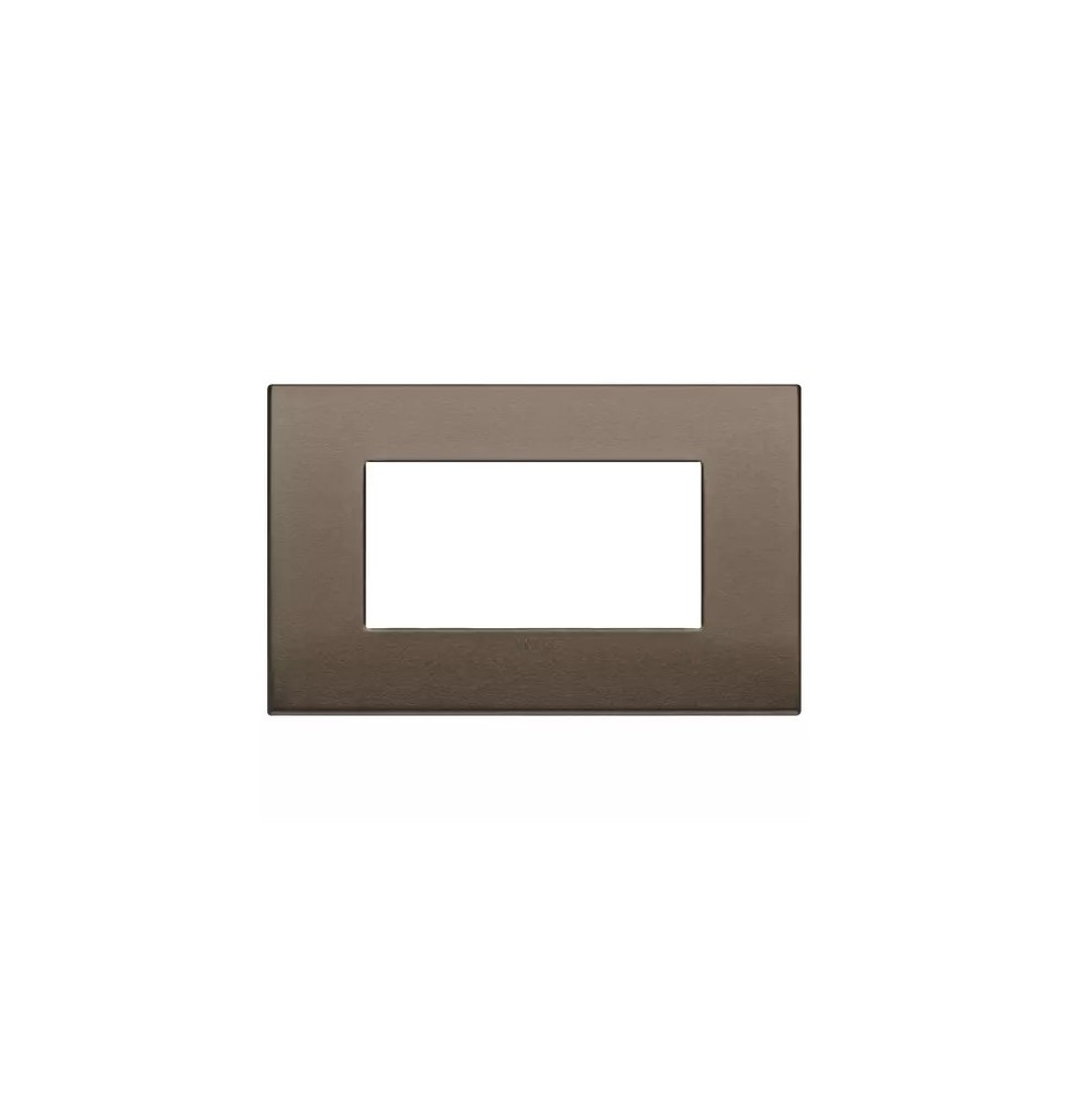 Placca  Vimar Arke' Classic 4 moduli Bronzo scuro 19654.17