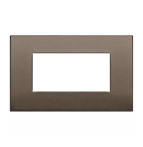 Placca  Vimar Arke' Classic 4 moduli Bronzo scuro 19654.17