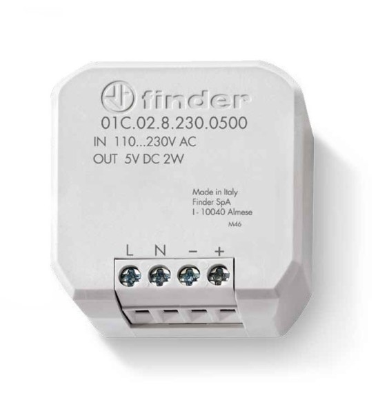 Alimentatore per cronotermostato Wifi Bliss 1CB1 Finder 01C0282300500