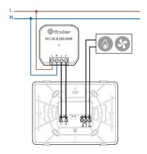 Alimentatore per cronotermostato Wifi Bliss 1CB1 Finder 01C0282300500